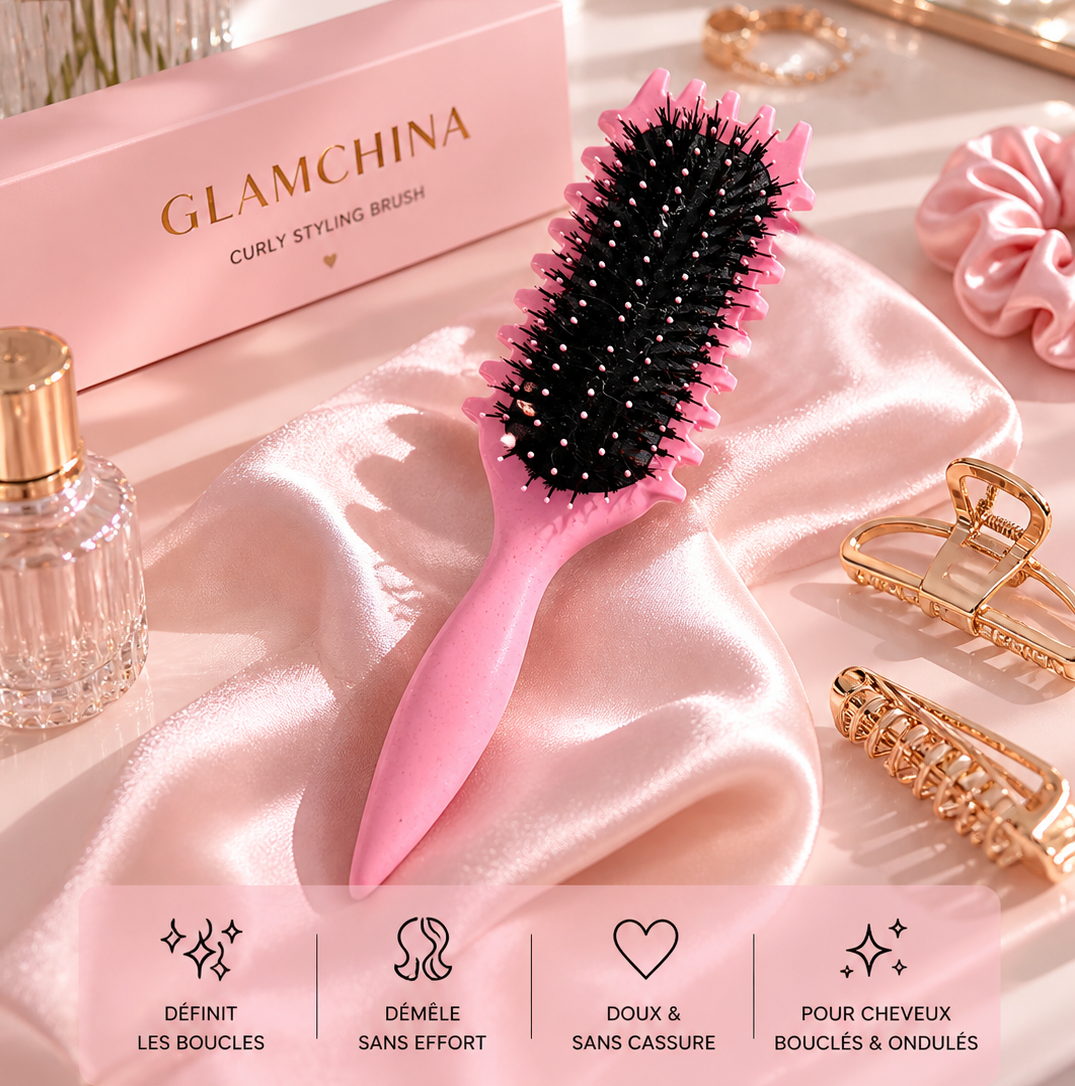 Brosse coiffante pour boucles – Définition parfaite