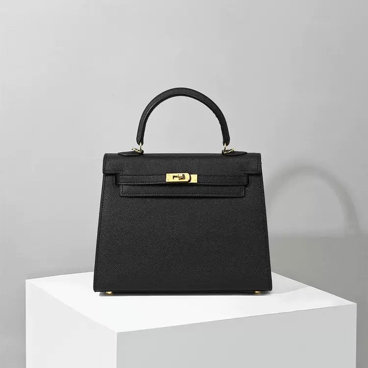 Sac inspiration Kelly 25cm cuir