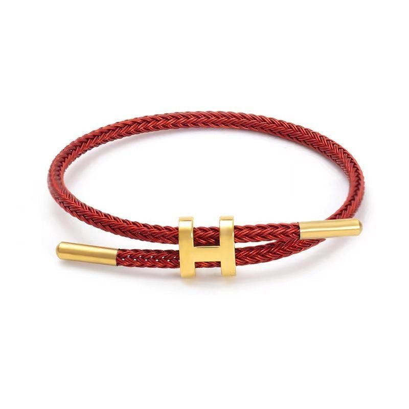 Bracelet H acier inoxydable